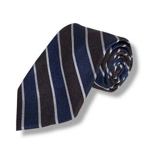 BROOKS BROTHERS Silk Blend Alternating Stripe Tie